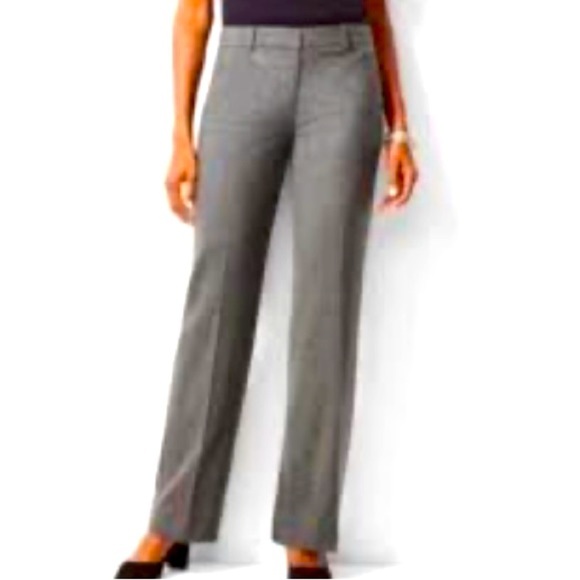 Talbots wool blend trousers Straight Gray Size 6 Business Casual Career Office - Picture 1 of 12